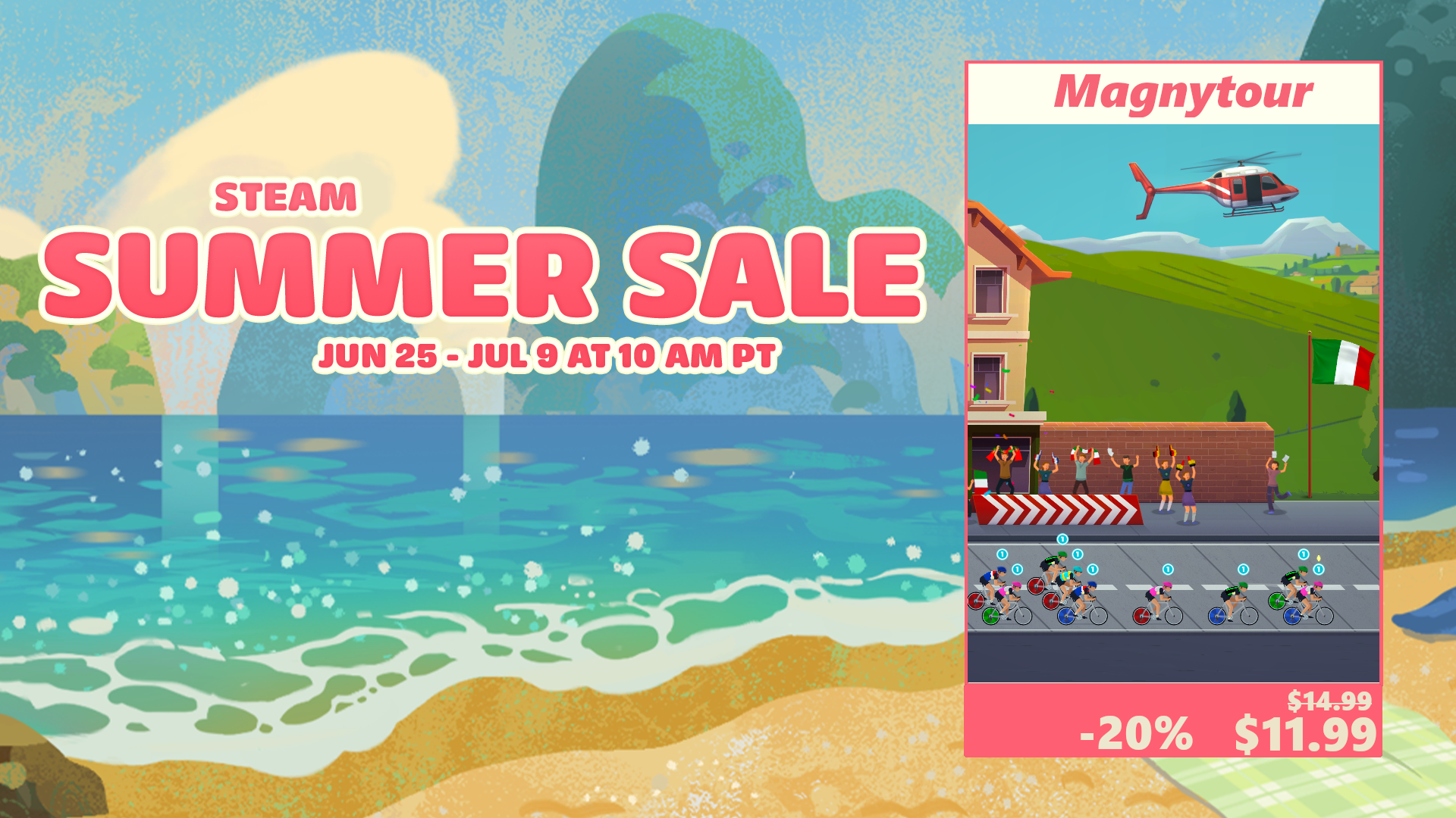 Le jeu vid&eacute;o Magnytour est &agrave; -20% durant les soldes d&rsquo;&eacute;t&eacute; 2026 de Steam