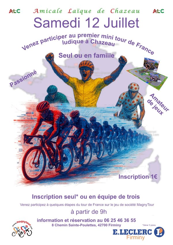Magnytour &agrave; Firminy pour un mini tour cycliste !