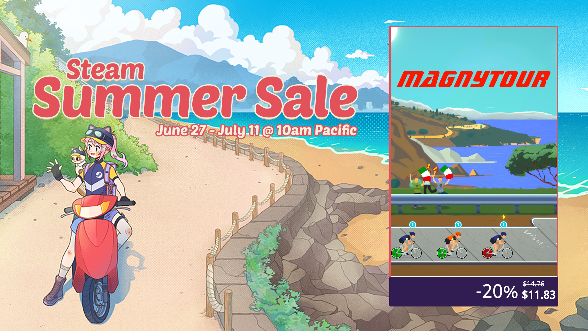 -20% pour les soldes d'&eacute;t&eacute; Steam